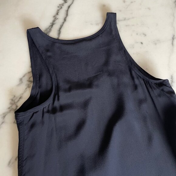 Club Monaco Silk Navy Tank - Picture 11 of 14